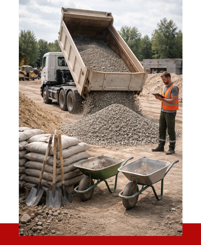 Доставка нерудных материалов в Котласе от 1244 руб. | ПРОНЕРУДКтл