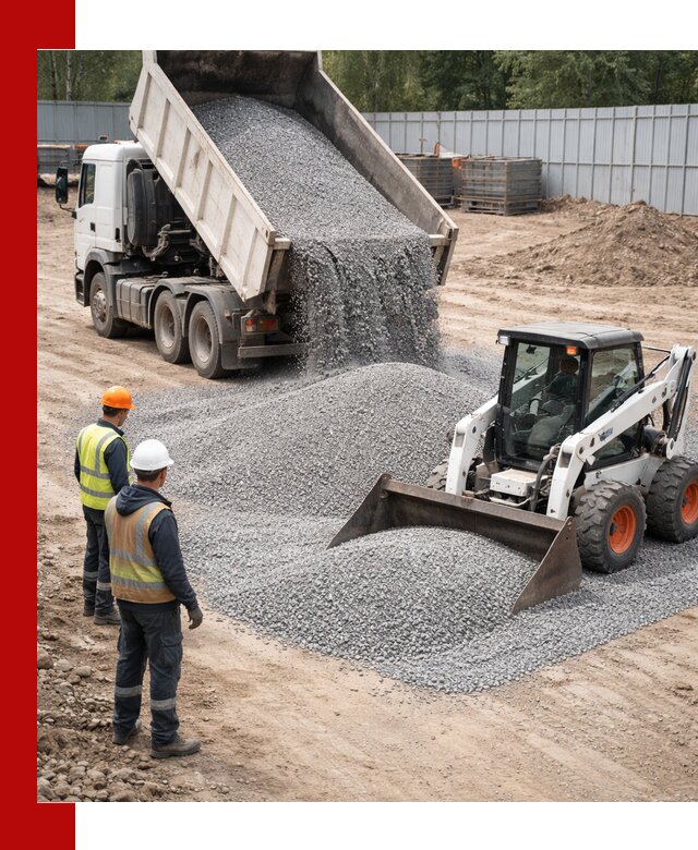 Доставка и продажа гранитного щебня фракции 0-5 в Котласе