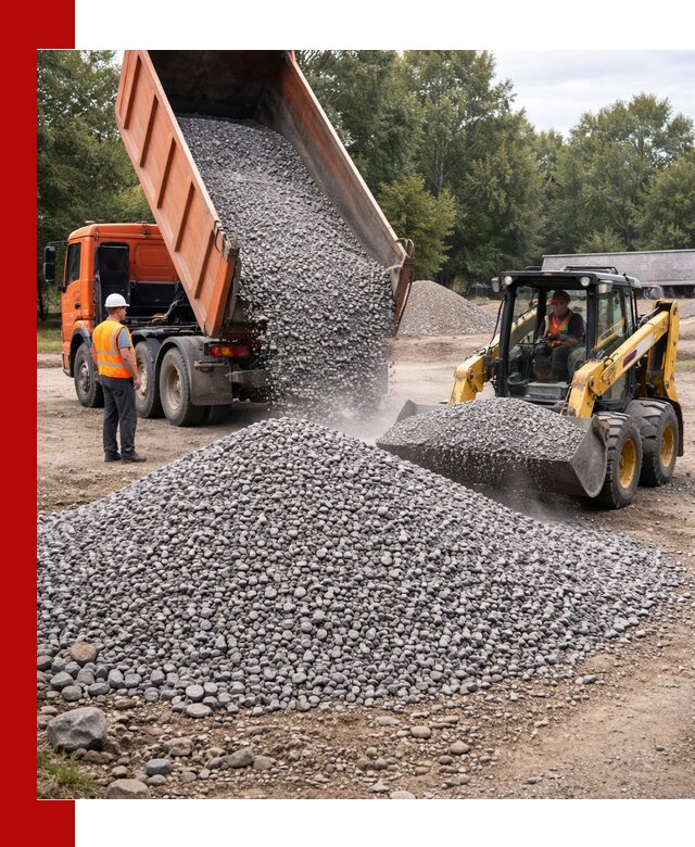 Купить гранитный щебень фракции 5–10 в Котласе с доставкой