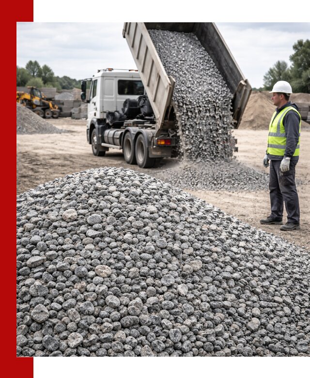 Доставка и продажа гранитного щебня фракции 5-20 в Котласе