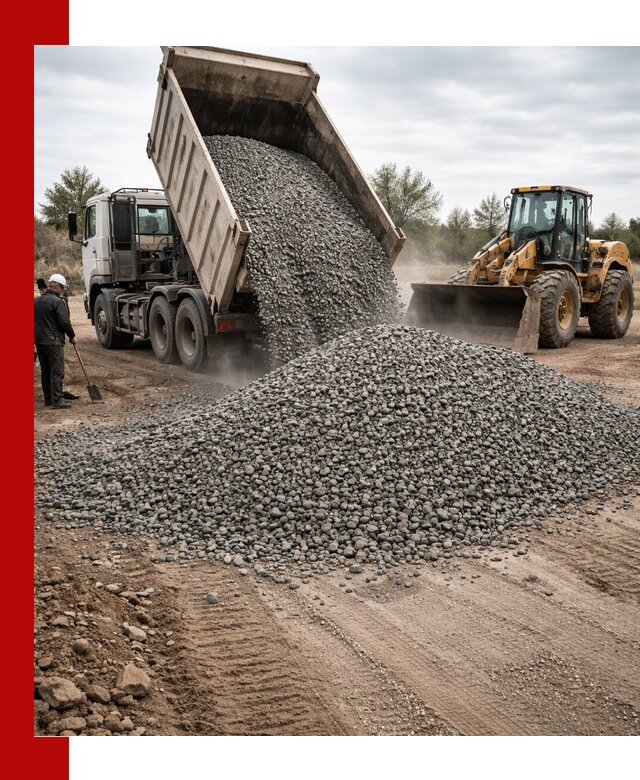 Гранитный щебень фракция 10-20 с доставкой в Котласе