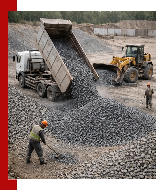 Щебень габбро-диабаз фр. 5-20 с доставкой в Котласе