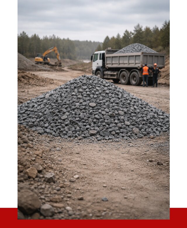 Щебень габбро диабаз фракция 40-70 в Котласе от 2280 р-ПРОНЕРУДКтл