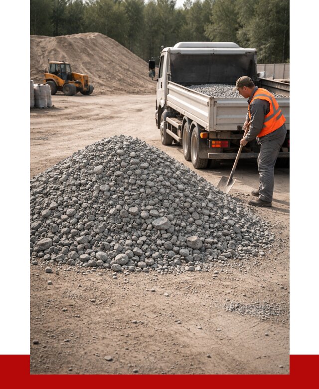 Гравийный щебень фракция 5-10 в Котласе от 2280 р. | ПРОНЕРУДКтл