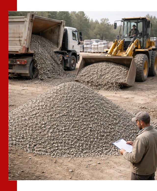 Гравийный щебень фракция 5–10 с доставкой в Котласе