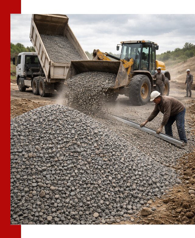 Гравийный щебень фракция 5-20 с доставкой в Котласе