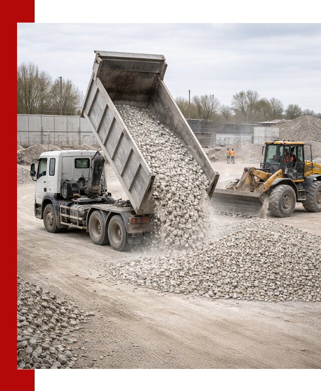 Доставка и продажа известнякового щебня в Котласе