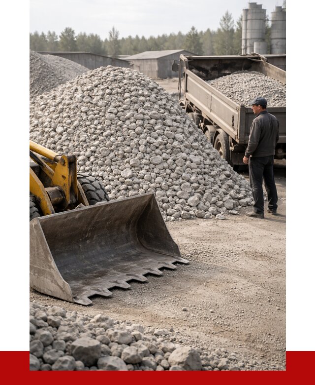 Известняковый щебень фракция 40-70 в Котласе от 4352 р. | ПРОНЕРУДКтл