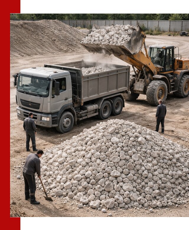 Известняковый щебень фракция 70–150 с доставкой в Котласе