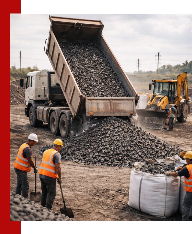 Шлаковый щебень фракция 40-70 с доставкой в Котласе