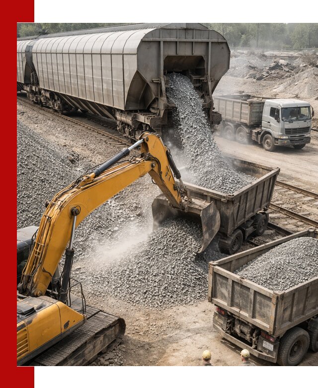 Доставка железнодорожного щебня в Котласе крупными партиями быстрого отгруза