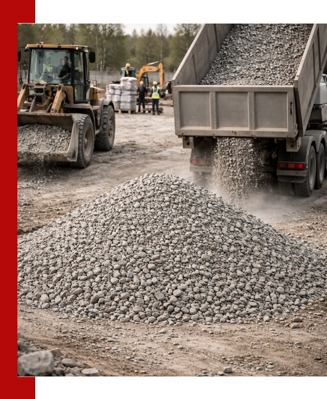 Вторичный щебень фракции 5-20 в Котласе — доставка и продажа крупнотоннажно