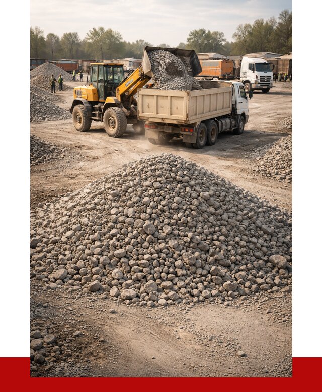 Вторичный щебень фракция 40-70 в Котласе от 1803 р, ПРОНЕРУДКтл