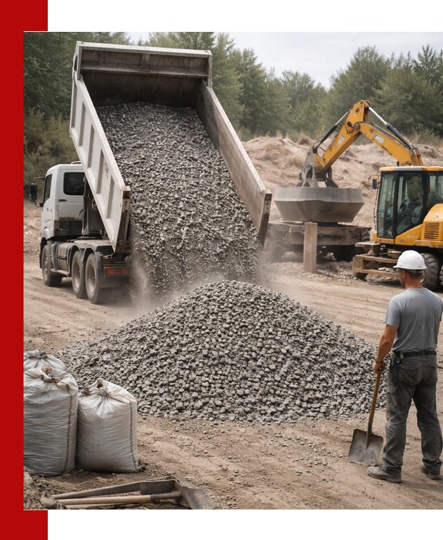 Доставка и продажа бетонного щебня в Котласе