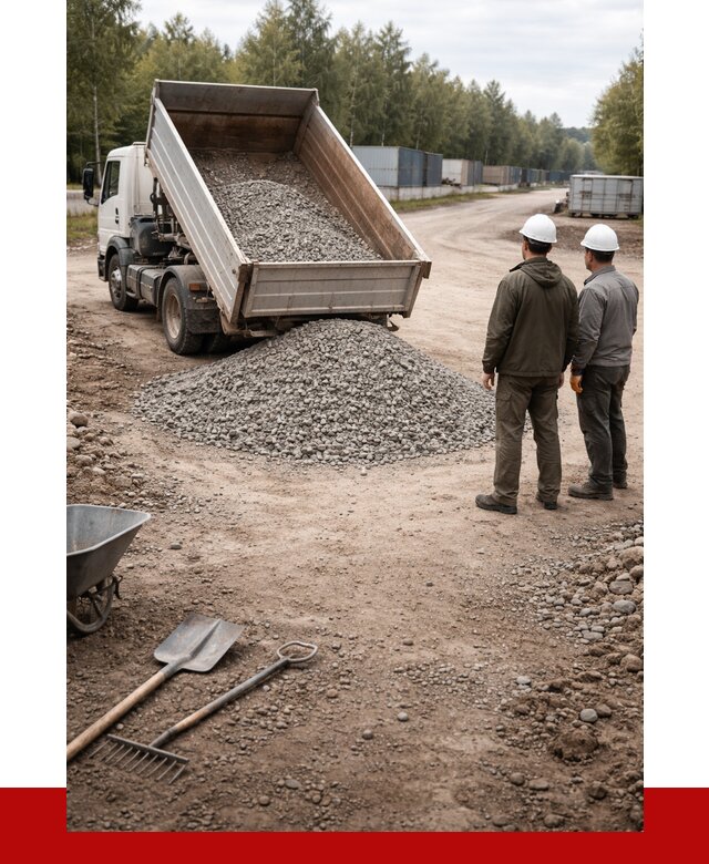 Бетонный щебень фракция 5-20 в Котласе от 3316 р., ПРОНЕРУДКтл