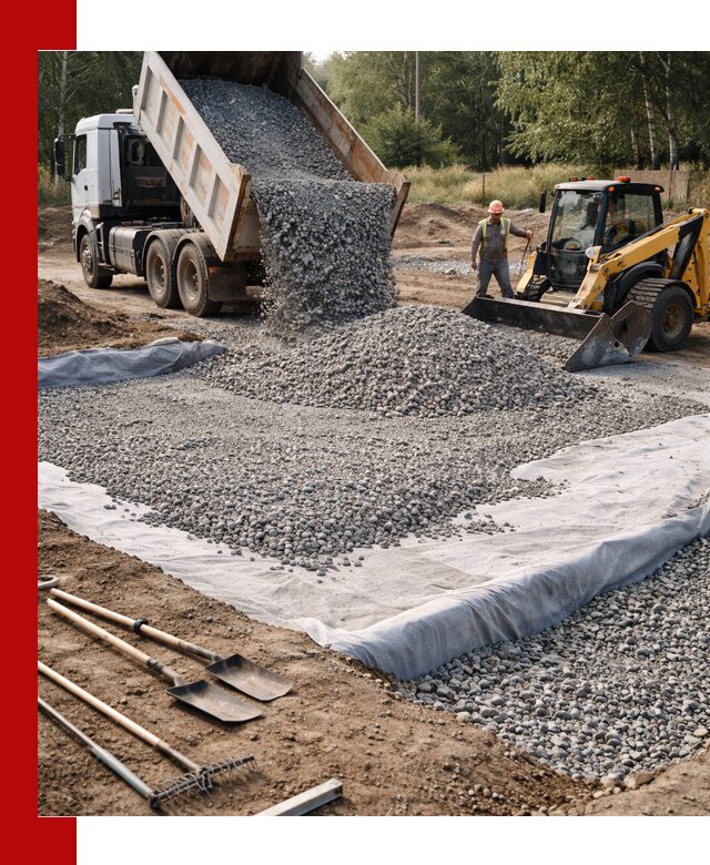 Щебень для фундамента с доставкой в Котласе