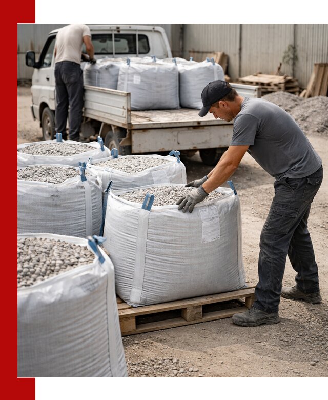 Доставка щебня в мешках по выгодным ценам в Котласе