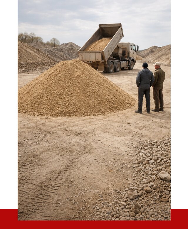 Карьерный песок крупнозернистый в Котласе от 8809 р | ПРОНЕРУДКтл