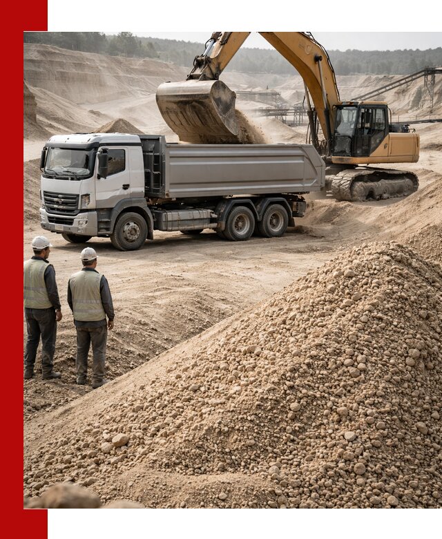 Карьерный крупнозернистый песок с доставкой в Котласе