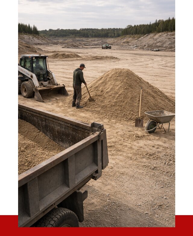 Карьерный песок среднезернистый в Котласе, от 2280 р. ПРОНЕРУДКтл