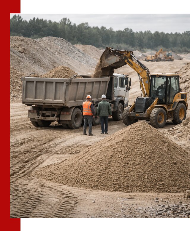 Карьерный среднезернистый песок с доставкой в Котласе