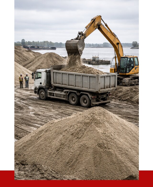 Купить речной песок навалом в Котласе от 1865 р., ПРОНЕРУДКтл