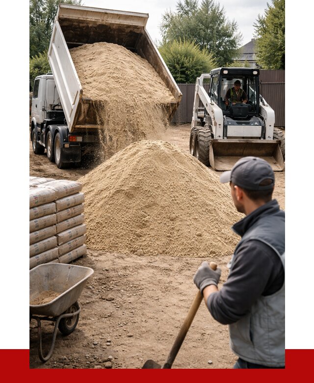 Мытый речной песок с доставкой в Котласе от 1503 р. | ПРОНЕРУДКтл