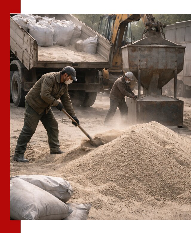 Кварцевый песок для пескоструя в Котласе — доставка и качество