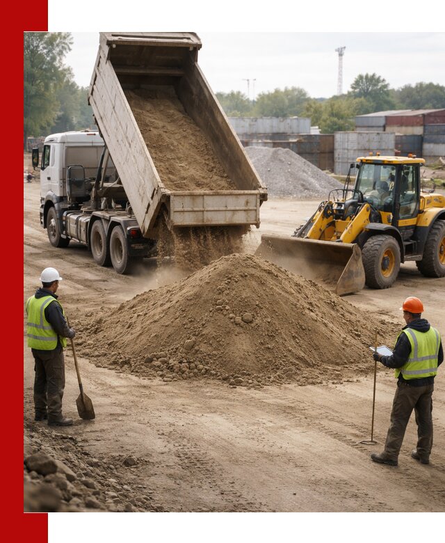 Доставка и продажа пескогрунта оптом и в розницу в Котласе