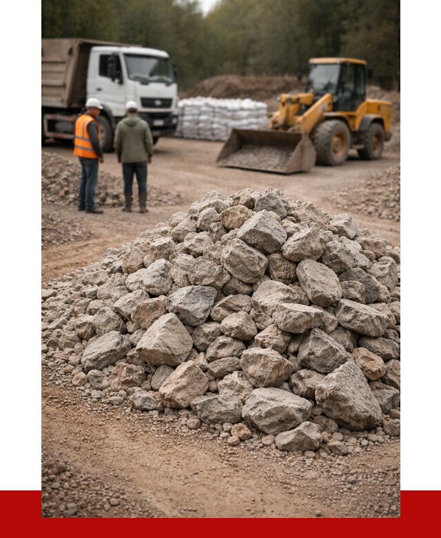 Купить бутовый камень с доставкой в Котласе от 2383 р. | ПРОНЕРУДКтл