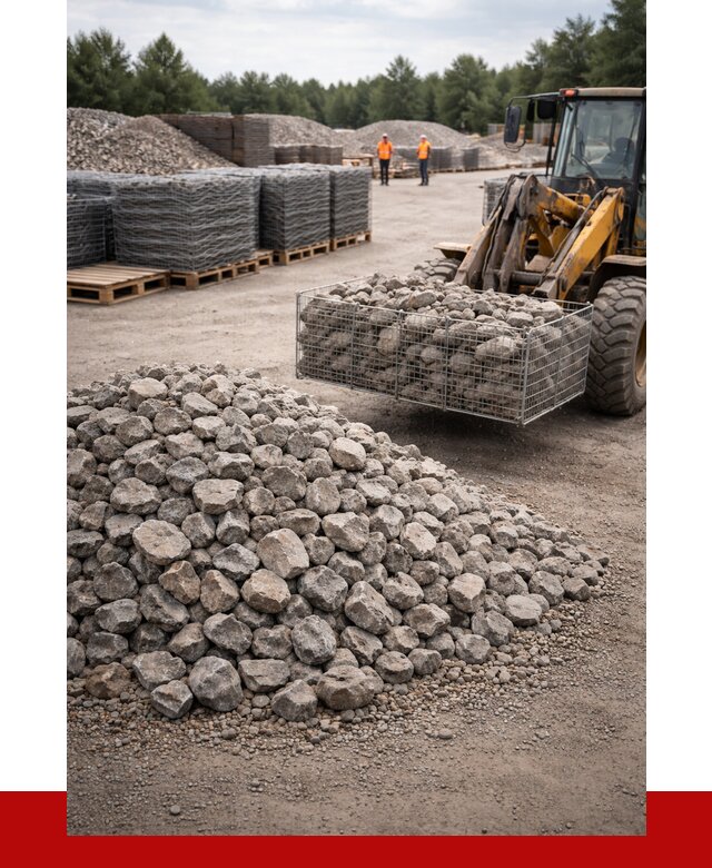 Камень для габионов фракция 70-150 в Котласе от 4352 р. | ПРОНЕРУДКтл