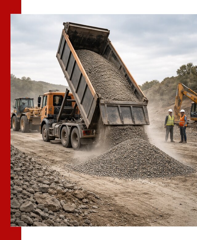 Щебёночно-песчаная смесь ЩПС С1 с доставкой в Котласе