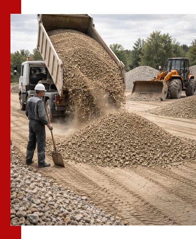 Доставка щпс С3 в Котласе самосвалами и бортовыми грузовиками