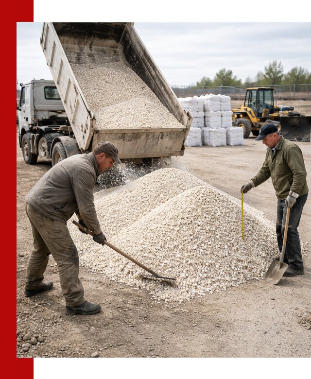 Мраморная крошка с доставкой и разгрузкой в Котласе