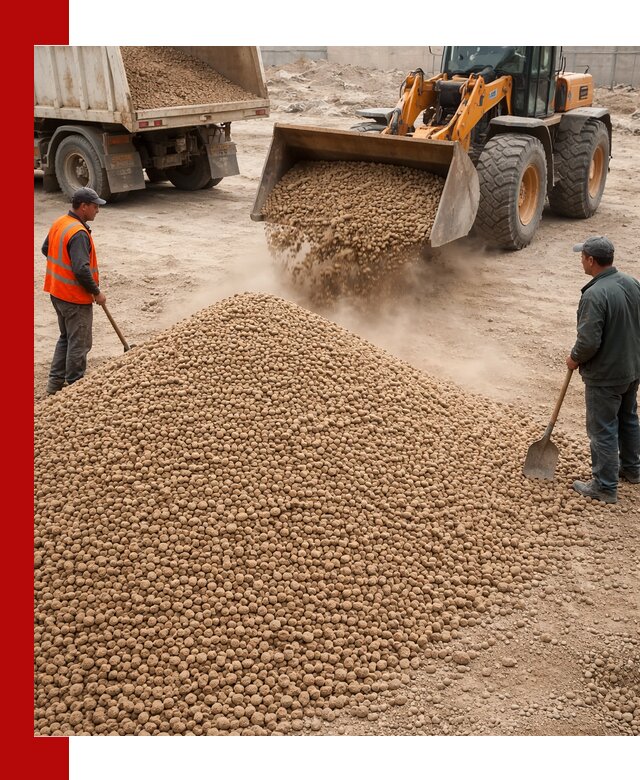 Керамзит фракция 10-20 с доставкой в Котласе