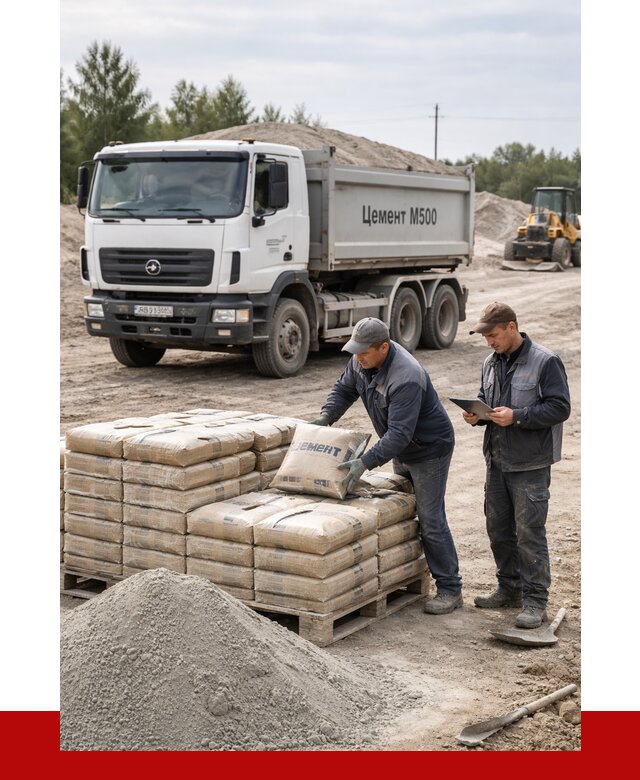 Купить цемент м500 с доставкой в Котласе от 5389 р. | ПРОНЕРУДКтл