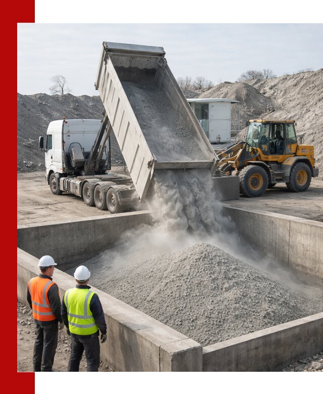 Доставка цемента навалом в Котласе крупными партиями