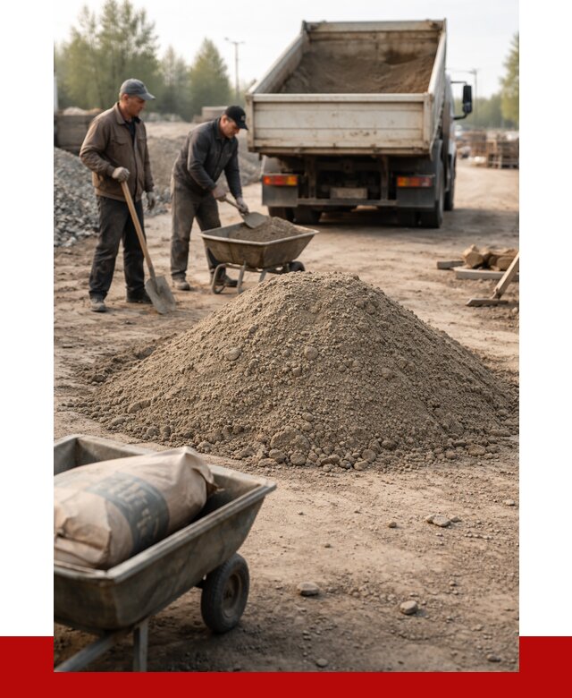 Цементно-песчаная смесь М150 в Котласе от 4871 р. | ПРОНЕРУДКтл