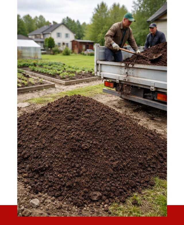 Плодородный грунт в Котласе с доставкой от 4352 р. | ПРОНЕРУДКтл
