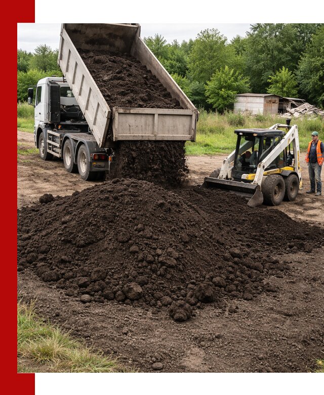 Поставка плодородной земли с доставкой самосвалом в Котласе