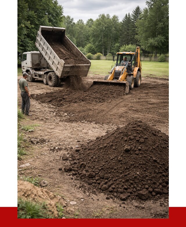 Грунт для выравнивания участка в Котласе от 1244 р. | ПРОНЕРУДКтл