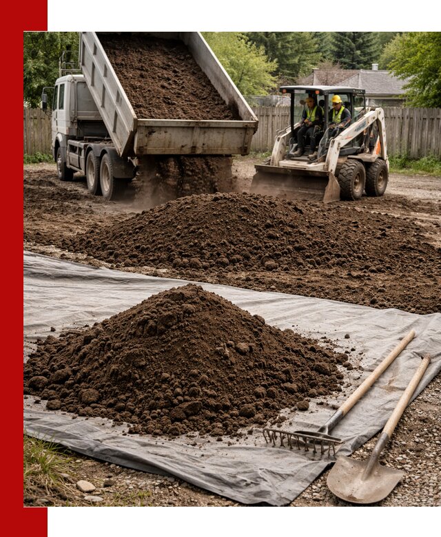 Грунт для отсыпки участка с доставкой в Котласе