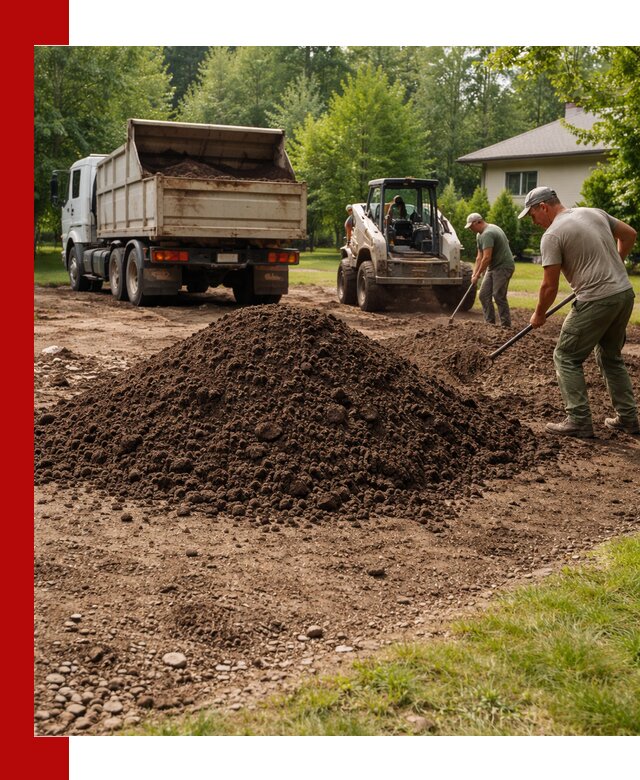 Доставка и укладка грунта для газона в Котласе