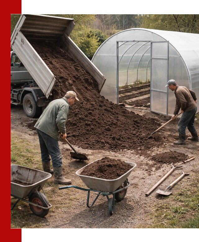 Грунт для теплицы с доставкой в Котласе — плодородный субстрат под растения