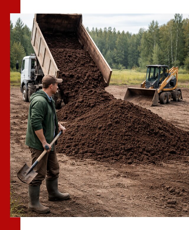 Купить верховой торф с доставкой в Котласе для садоводства и растений