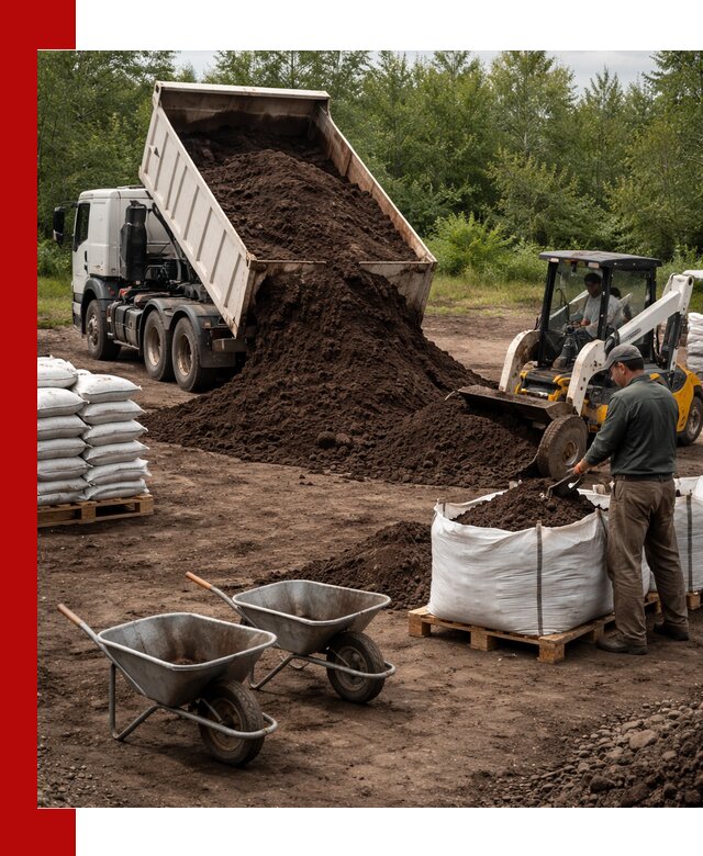 Доставка и продажа торфогрунта в Котласе оптом и в розницу