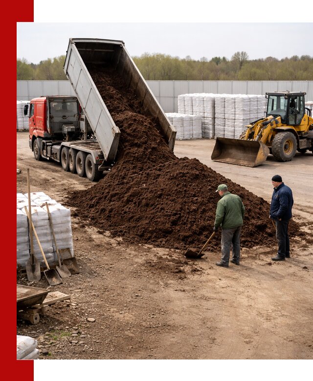 Доставка торфяных смесей оптом и в розницу в Котласе