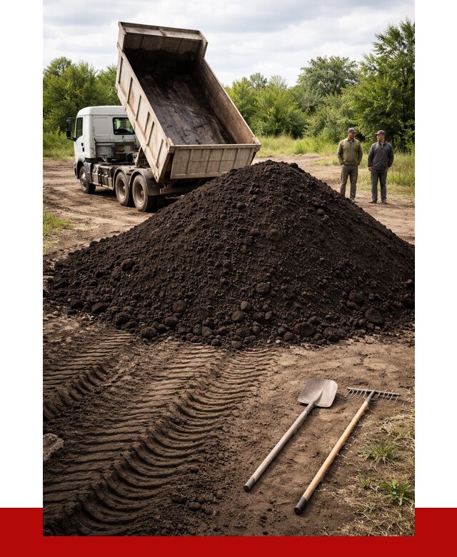 Купить чернозем навалом в Котласе от 1244 р. за куб | ПРОНЕРУДКтл