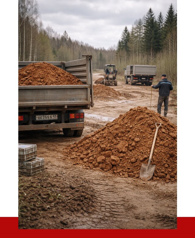 Глина и суглинки в Котласе от 4663 р. за куб | ПРОНЕРУДКтл