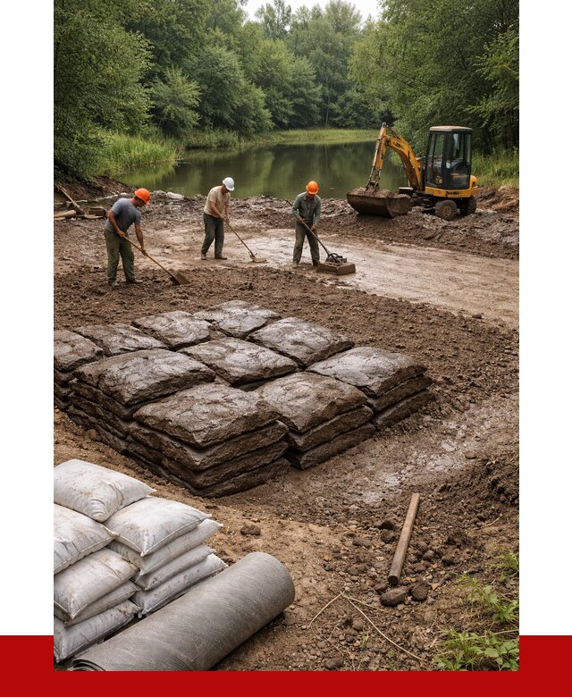 Купить глину для пруда в Котласе от 4663 р. с доставкой | ПРОНЕРУДКтл